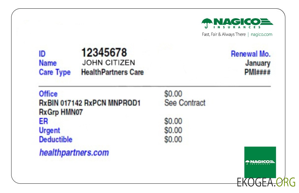 Carte d'assurance maladie de la Dominique